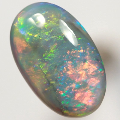 SOLID SEMI BLACK OPAL  Very bright fire, unusual picture pattern. SEE VIDEO